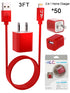 50 PCS 2 in 1 Home Charger for iPhone XM/XR/X/8/7/6/5