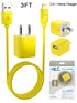 2 in 1 Home Charger Compatible with Apple iPhone XM/XR/X/8/7/6/5