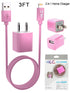 2 in 1 Home Charger Compatible with Apple iPhone XM/XR/X/8/7/6/5