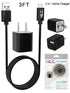 2 in 1 Home Charger Compatible with Apple iPhone XM/XR/X/8/7/6/5