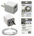 2 in 1 Home Charger Compatible with Apple iPhone XM/XR/X/8/7/6/5