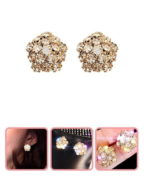 A Dozen of Fashion Rhinestone  Earrings for Women (E1152)