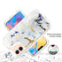 iPhone 12 /12Pro (6.1") Anti-Shock Durable Protective TPU Heavy Duty Marble Clear Case