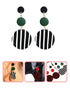 A Dozen of Earrings Drop Dangle Earrings Braided Balls Earring Fashion Lightweight Jewelry (E6737)