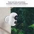 Household wifi high-definition camera solar infrared detection sensing monitor-White