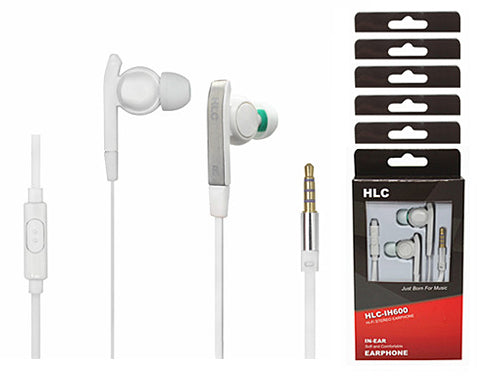 Universal HiFi-Earphone with Microphone(6PCS)-White