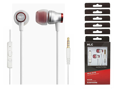 6 Pcs of Universal Earphone (IS1 Silver)