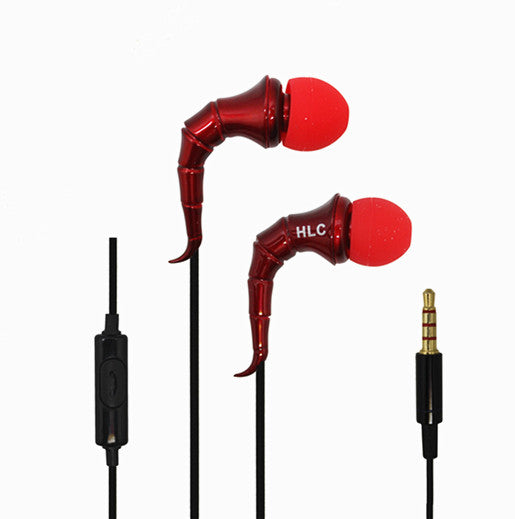 Universal HiFi-Earphone with Microphone-Red