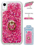 Floating Glitter Star Ring Phone Holder Case for iPhone XR