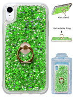 Floating Glitter Star Ring Phone Holder Case for iPhone XR