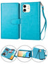 iPhone 11 (6.1") 2 in 1 Leather Wallet Case With 9 Credit Card Slots and Removable Back Cover 