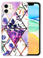 Plating Flower Silicone Cases for iPhone 11 (6.1")