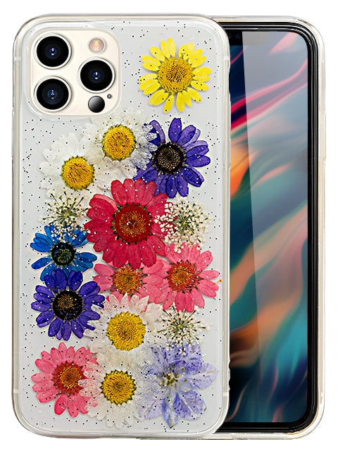 Soft Plastic Fashion Colorful Flowers Design Case for iPhone 11 Pro (5.8")