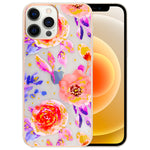 iPhone 12/12Pro(6.1'') TPU painted fashion flower case