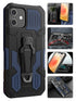 Back Clip Magnetic GPS car mount Phone Holder for iPhone 12 Pro/12 (6.1") - Blue