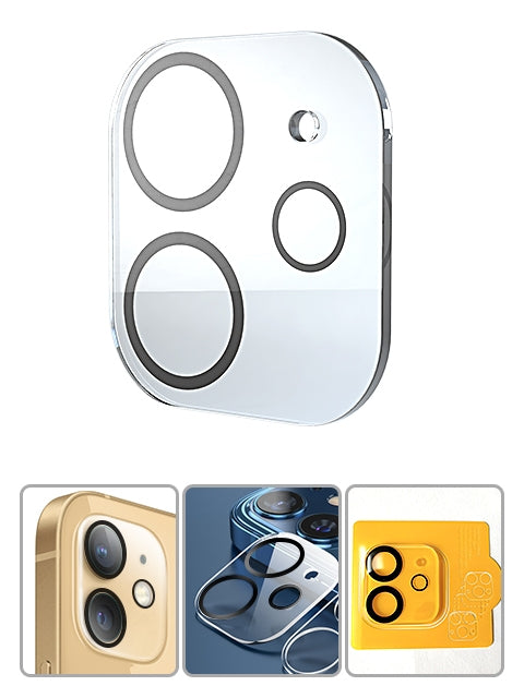 Camera Tempered High Definition Camera Lens Protector for iPhone 12 Mini (5.4") - Clear