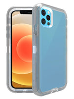 Transparent Full Protection Heavy Duty Case without Clip for iPhone 12 Pro/12 (6.1") - Clear