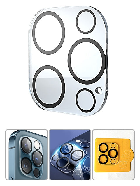 Camera Tempered High Definition Camera Lens Protector for iPhone 12 Pro Max (6.7") - Clear