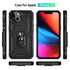 iPhone 13 Dual Colors Ring Magnetic GPS car mount Phone Holder Case