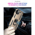 iPhone 13 Dual Colors Ring Magnetic GPS car mount Phone Holder Case