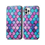 iPhone 12 Pro Max (6.7") Colorful magnetic suction fashion leather case