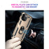 iPhone 13Pro Max Dual Colors Ring Magnetic GPS car mount Phone Holder Case