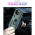 Dual Colors Ring Magnetic GPS car mount Phone Holder Case for iPhone 13 Pro