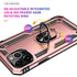 iPhone 13Pro Max Dual Colors Ring Magnetic GPS car mount Phone Holder Case