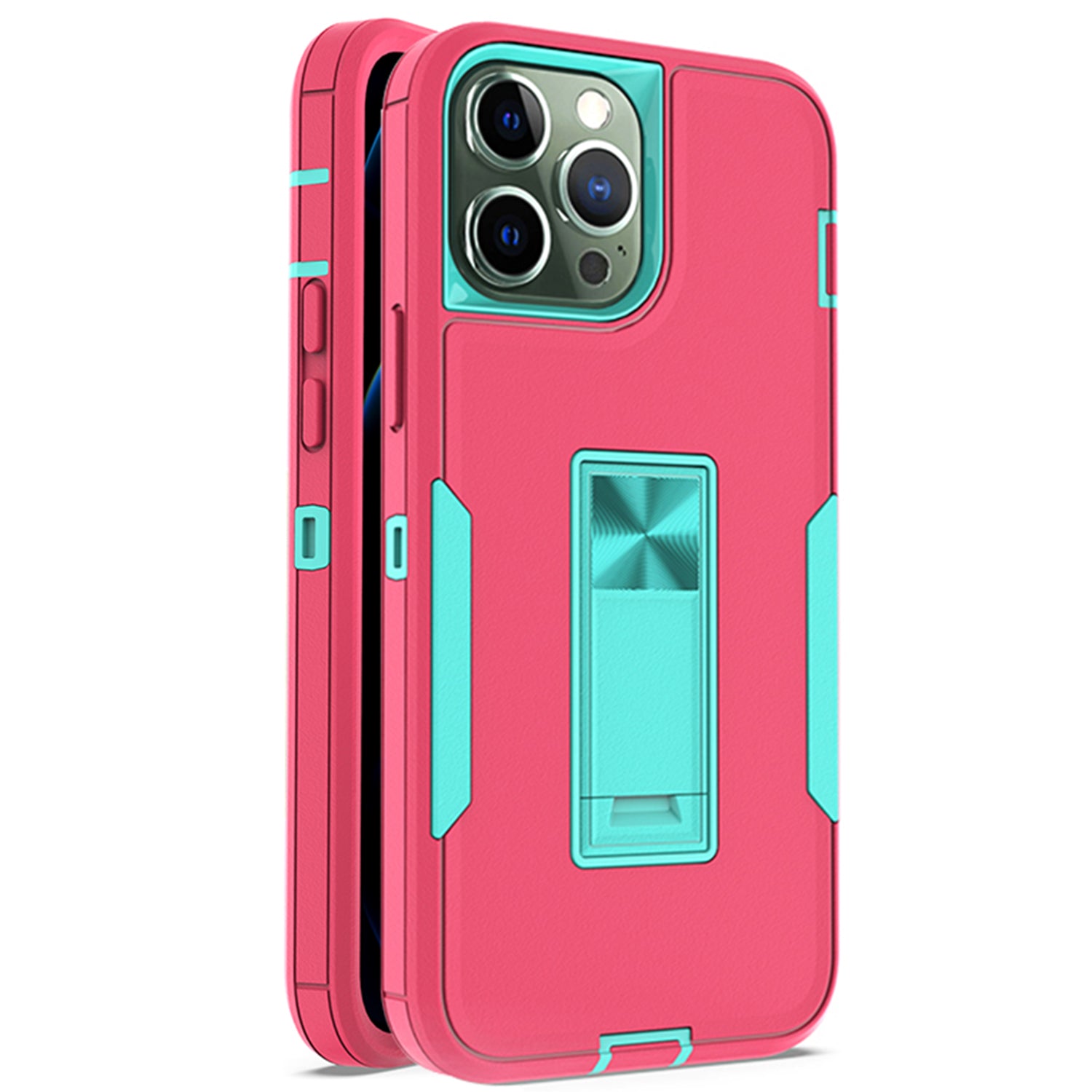 iPhone  13 Pro Kickstand fully protected heavy-duty shockproof case