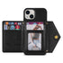 iPhone 14/13 lanyard 2 in 1 Leather card bag case card slots