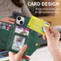 iPhone 14/13 lanyard 2 in 1 Leather card bag case card slots