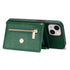 iPhone 14/13 lanyard 2 in 1 Leather card bag case card slots