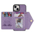 iPhone 14/13 lanyard 2 in 1 Leather card bag case card slots