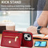 iPhone 14/13 lanyard 2 in 1 Leather card bag case card slots