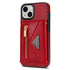 iPhone 14/13 lanyard 2 in 1 Leather card bag case card slots