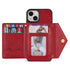 iPhone 14/13 lanyard 2 in 1 Leather card bag case card slots