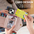 iPhone 14/13 lanyard 2 in 1 Leather card bag case card slots