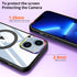 iPhone 14/13 Bracket magnetic absorption colorful lens Case