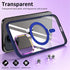 iPhone 14/13 Bracket magnetic absorption colorful lens Case
