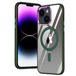 iPhone 14/13 Bracket magnetic absorption colorful lens Case