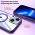 iPhone 14/13 Bracket magnetic absorption colorful lens Case