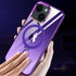 iPhone 14/13 Bracket magnetic absorption colorful lens Case