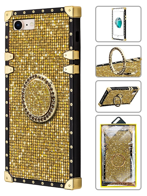 iPhone 8/7 TPU Luxury Diamonds Fashion Case with Kickstand