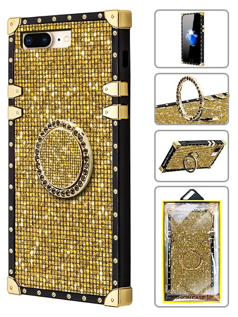 iPhone 8/7 Plus TPU Luxury Diamonds Fashion Case with Kickstand