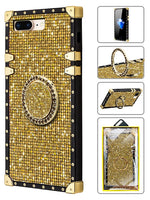 iPhone 8/7 Plus TPU Luxury Diamonds Fashion Case with Kickstand
