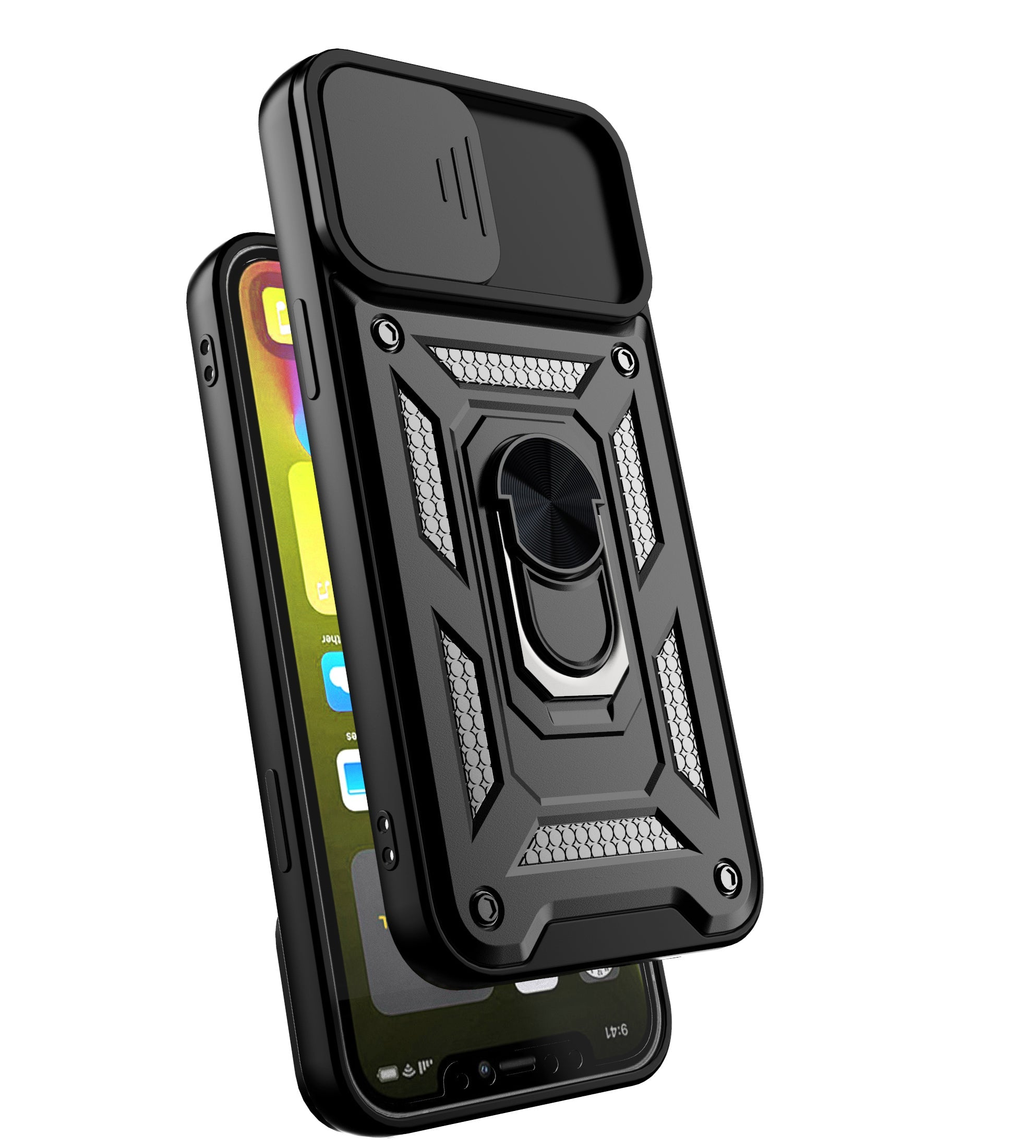 iPhone 13 Sliding window with kickstand Phone Case