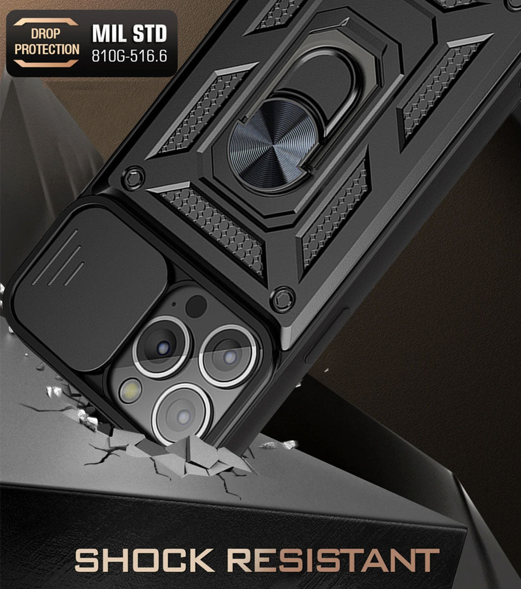 iPhone 13 Pro Sliding window with kickstand Phone Case