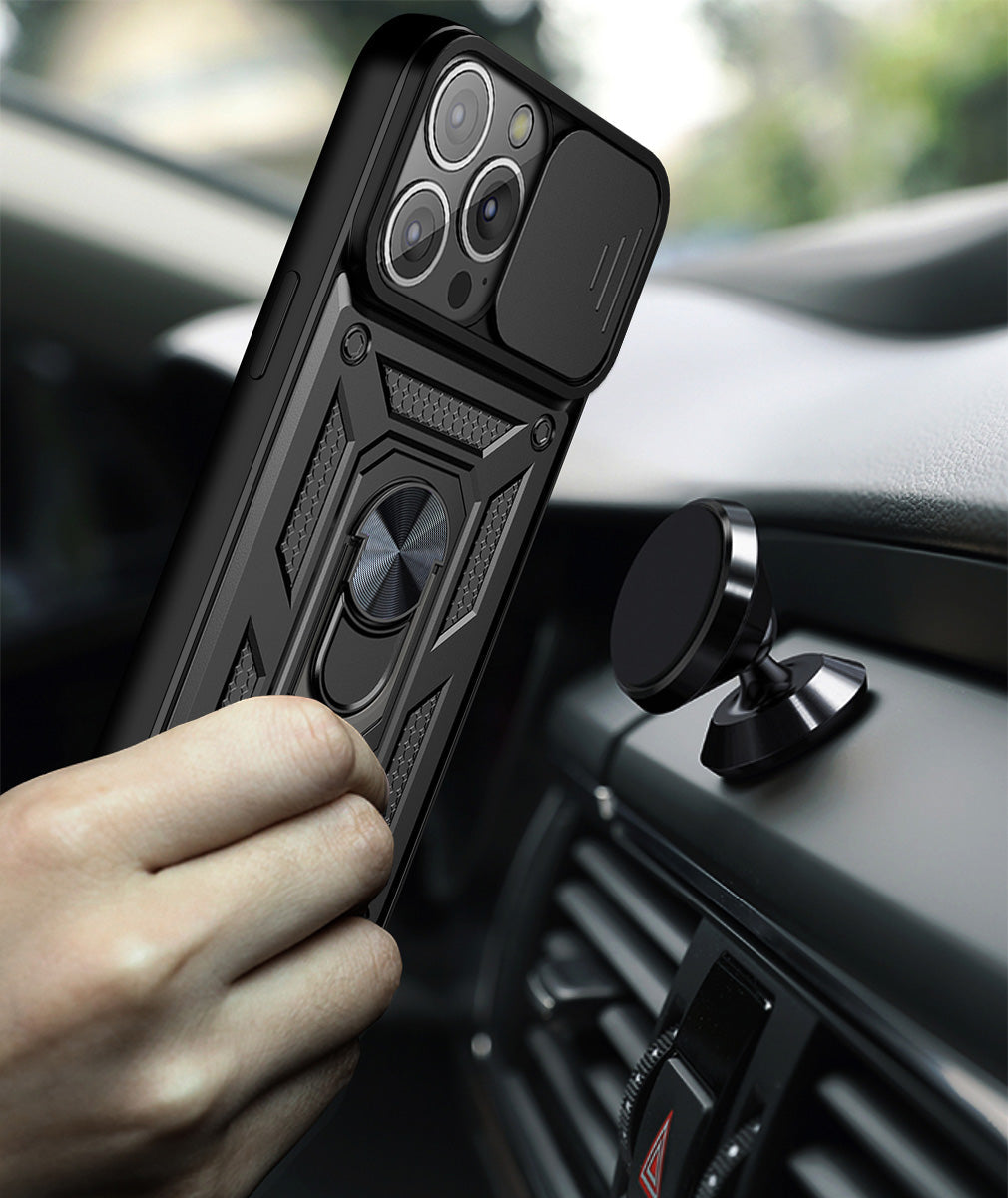 iPhone 13 Pro Sliding window with kickstand Phone Case