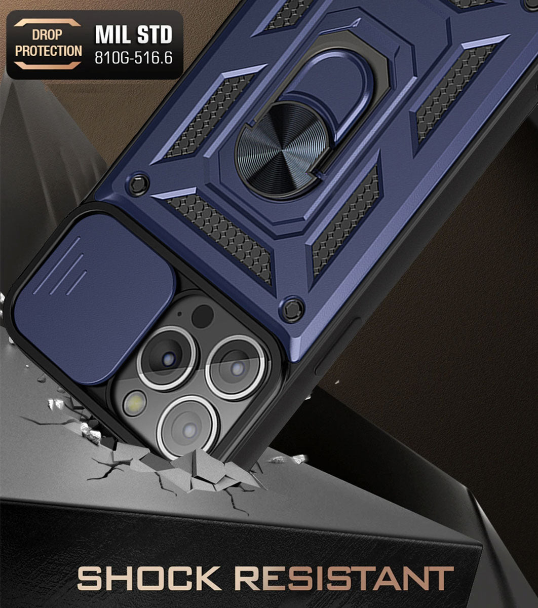 iPhone 13 Pro Sliding window with kickstand Phone Case