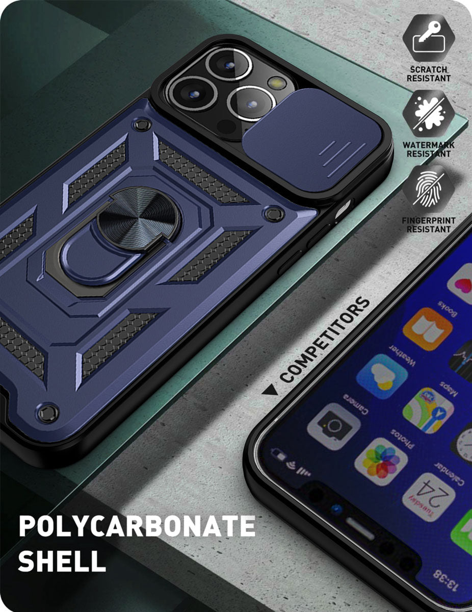 iPhone 13 Pro Sliding window with kickstand Phone Case